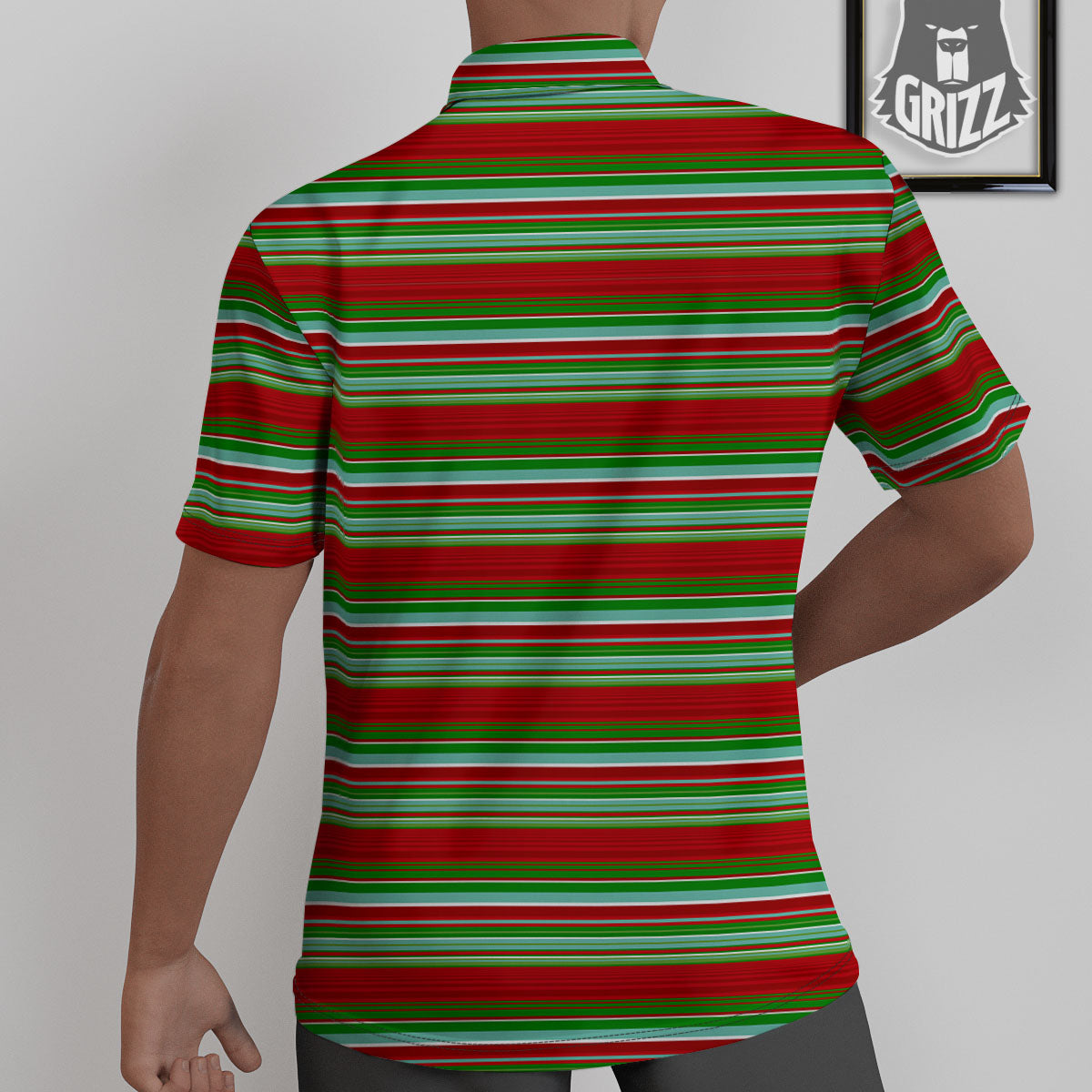 Chirstmas Serape Ethnic Mexican Print Pattern Untucked Shirts-grizzshop