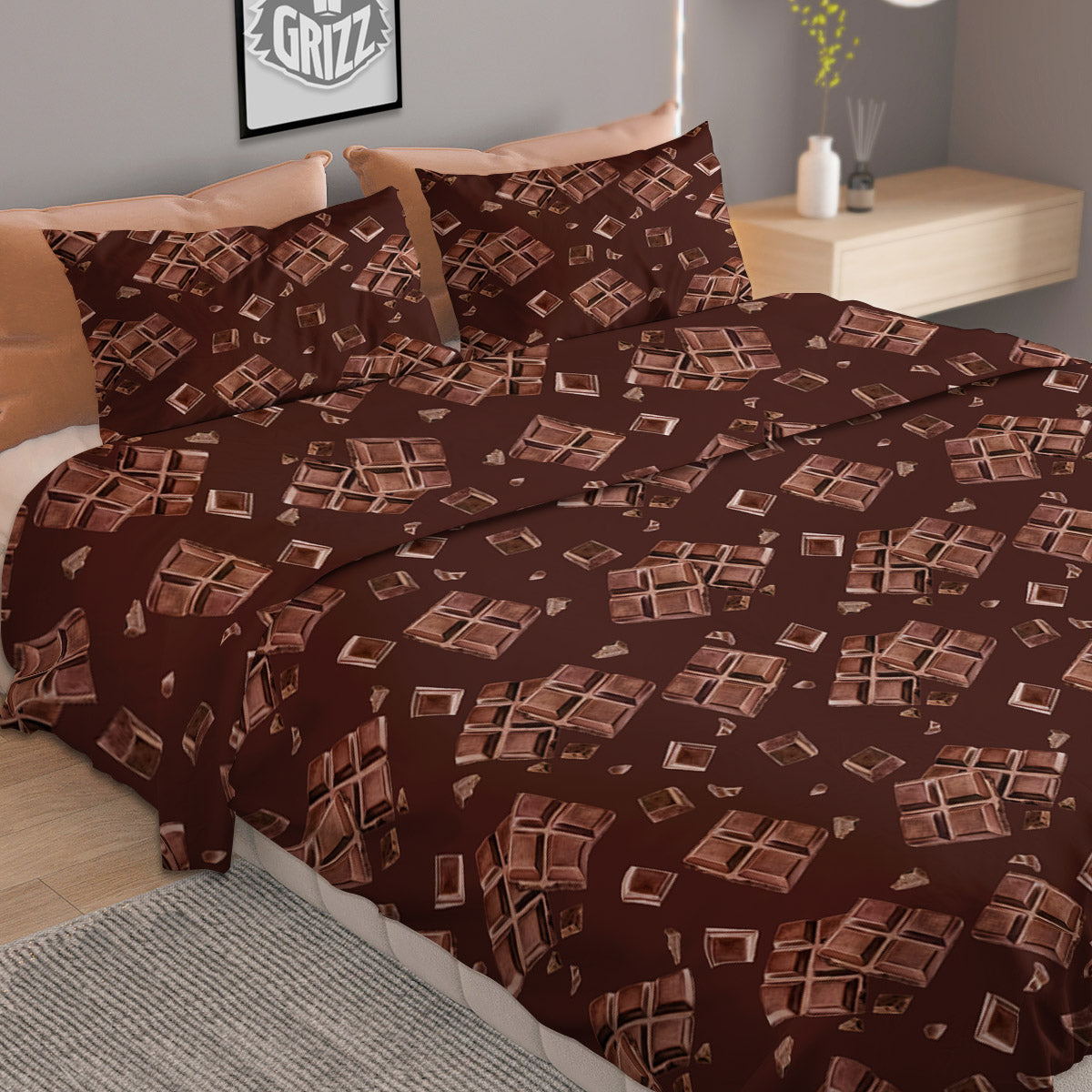 Dancing Party Skeleton Print Pattern Duvet Cover Bedding Set