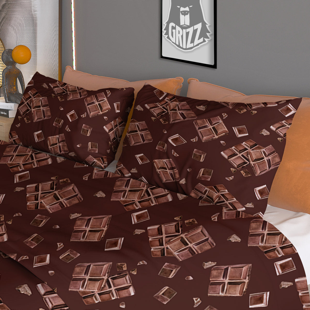 Dancing Party Skeleton Print Pattern Duvet Cover Bedding Set