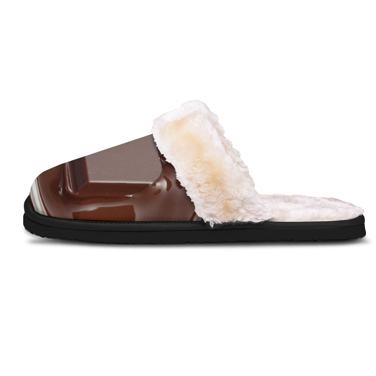 Chocolate Print Slippers-grizzshop