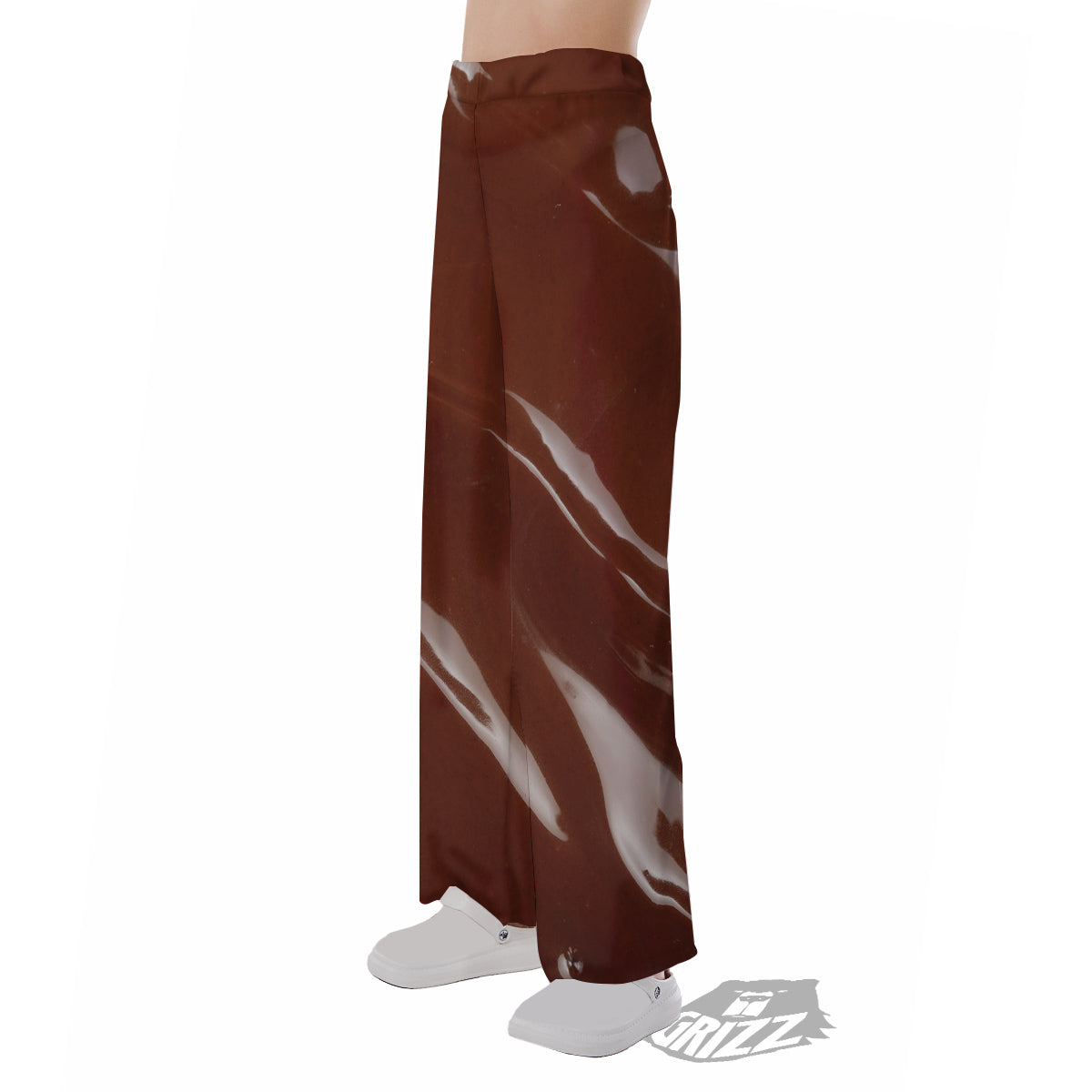 Chocolate Texture Print Pajama Pants-grizzshop