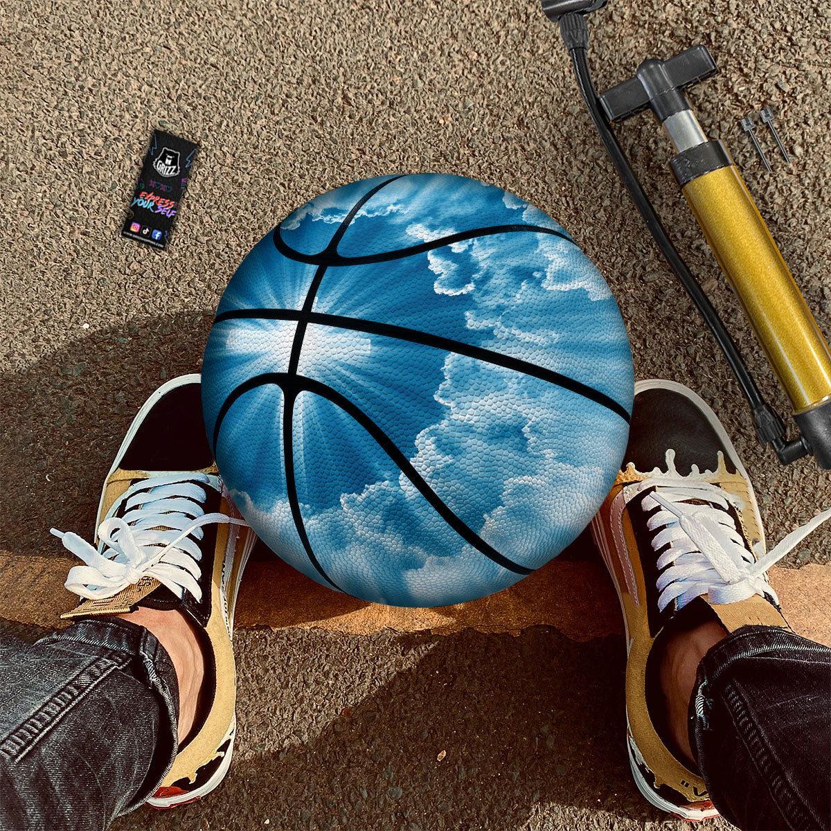 Chakra Vishuddha Print Pattern Basketball