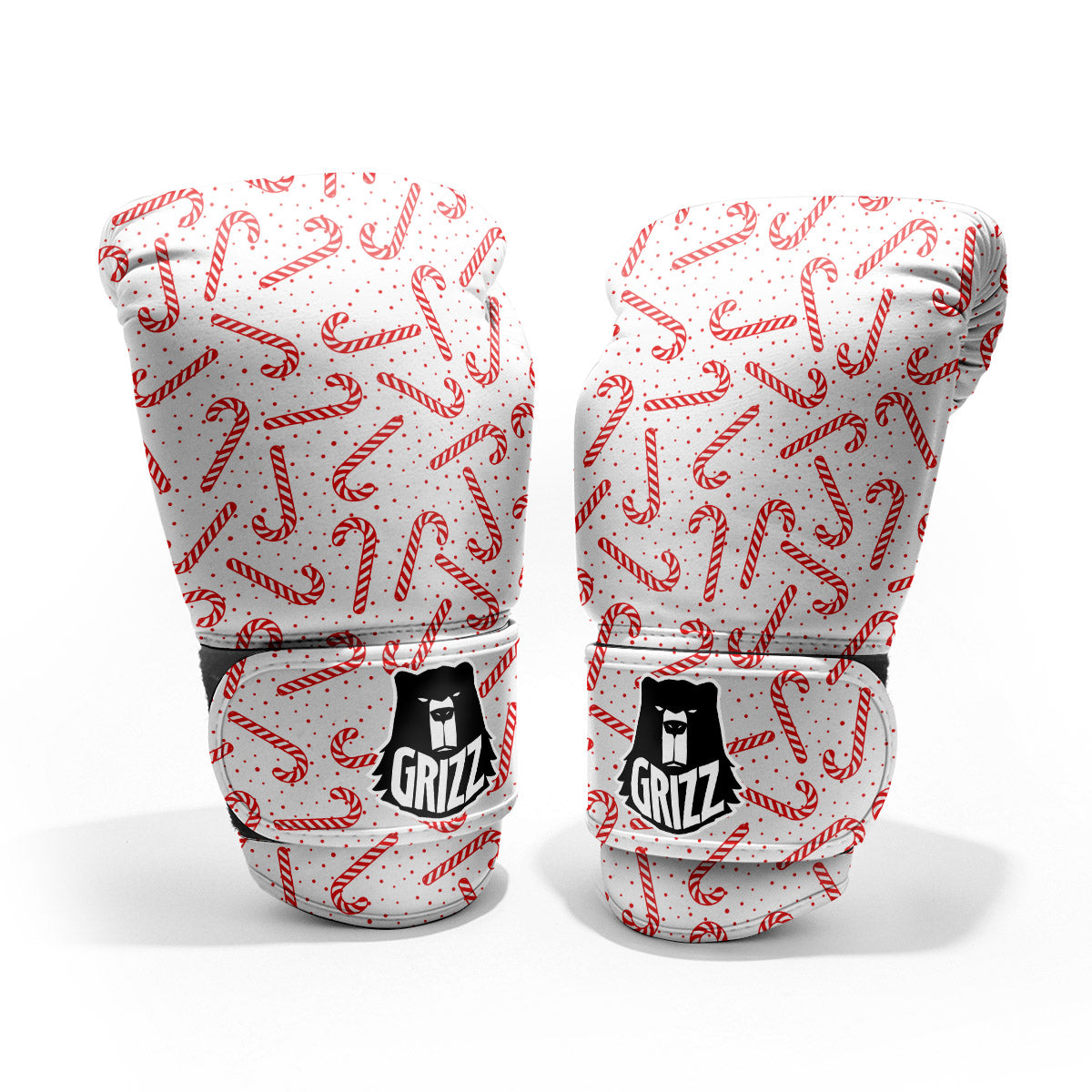 Christmas Candy Print Pattern Pro Boxing Glove