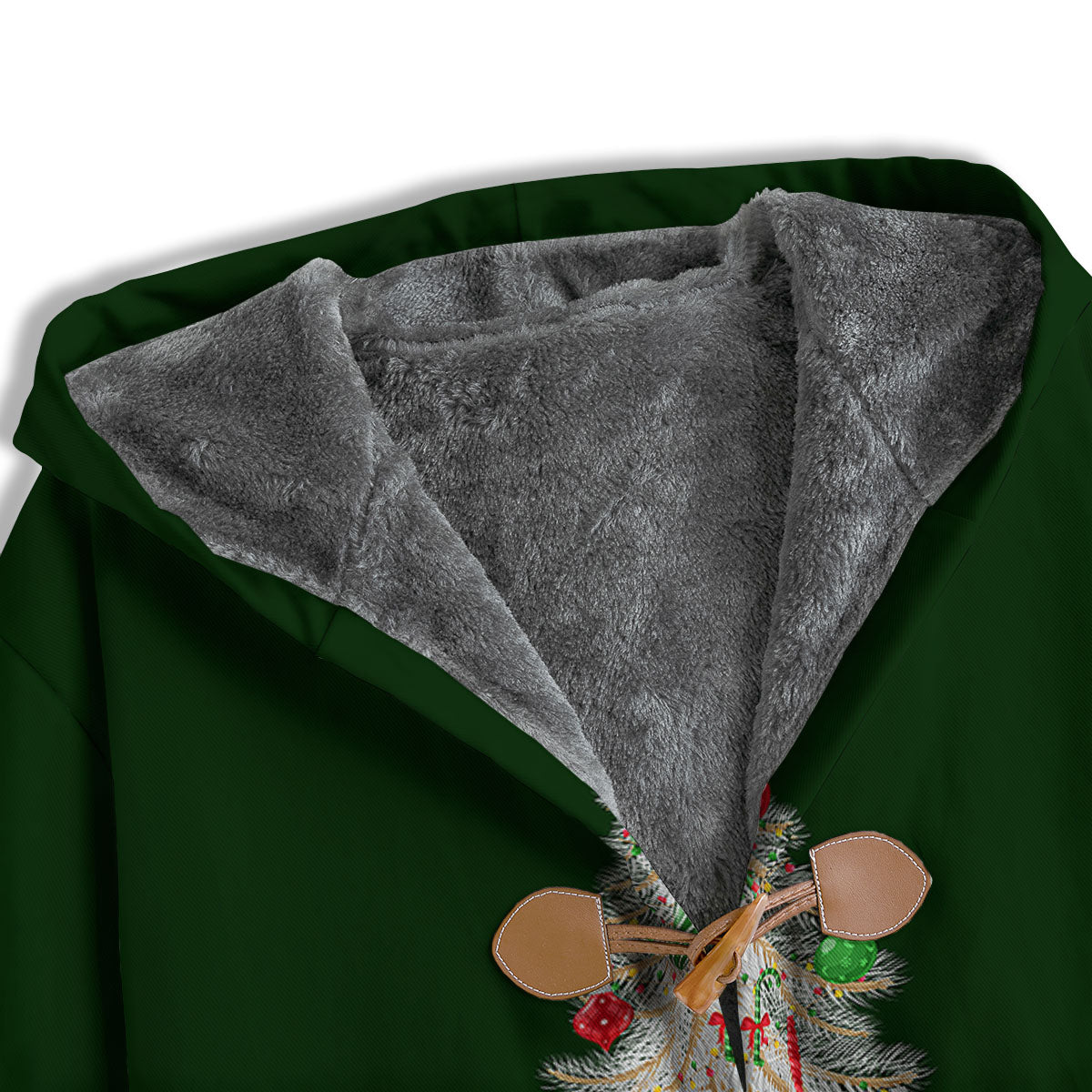 Christmas Decorated Tree Print Men's Windbreaker Jacket-grizzshop