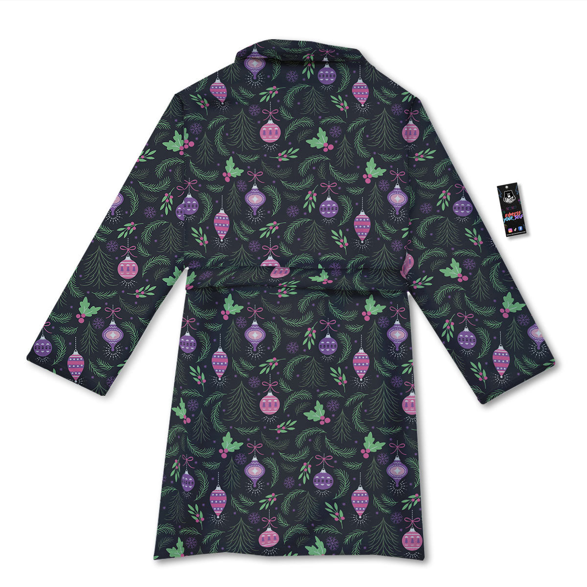 Christmas Decoration Print Pattern Bathrobe-grizzshop
