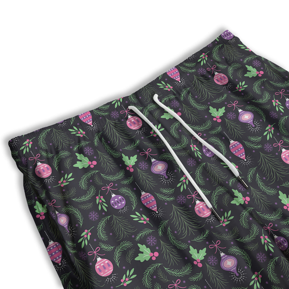 Check Pink Print Pattern Men's Athletic Shorts