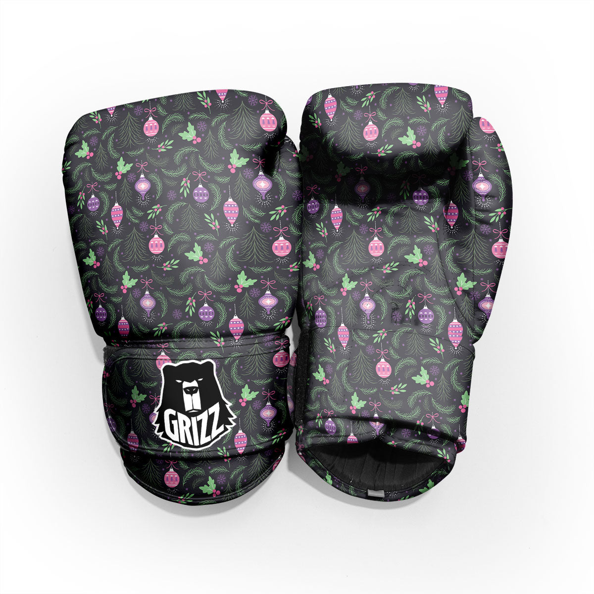 Christmas Decoration Print Pattern Pro Boxing Glove