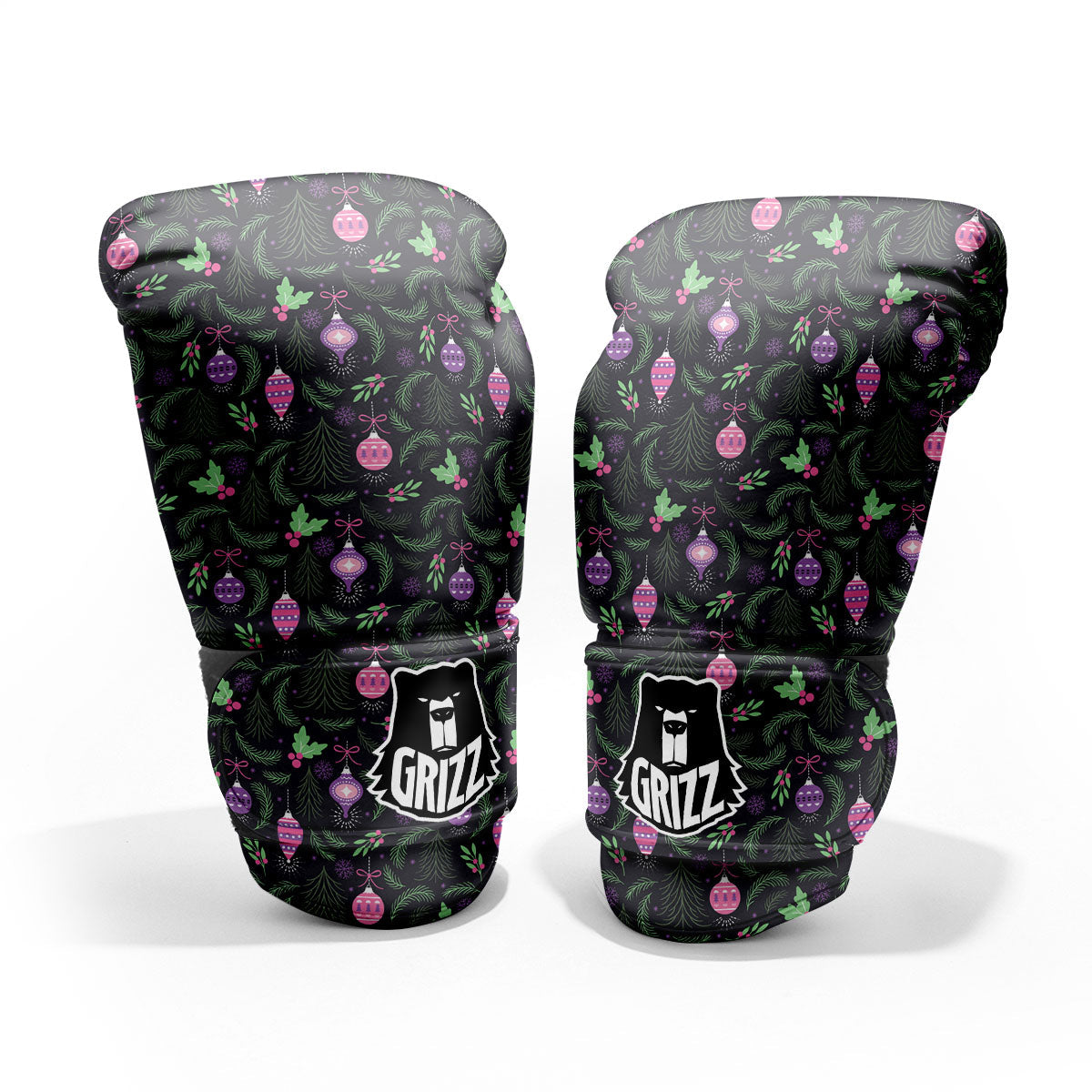 Christmas Decoration Print Pattern Pro Boxing Glove
