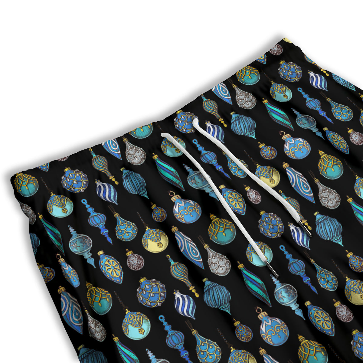 Christmas Decorations Drawing Print Pattern Men's Athletic Shorts