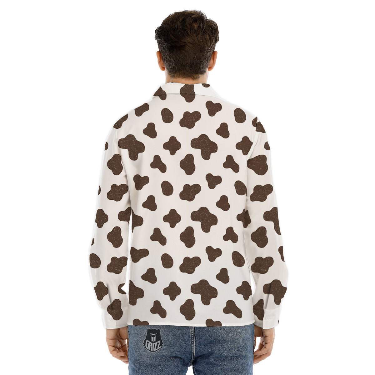 Christmas Decorations Drawing Print Pattern Men's Dress Shirts-grizzshop
