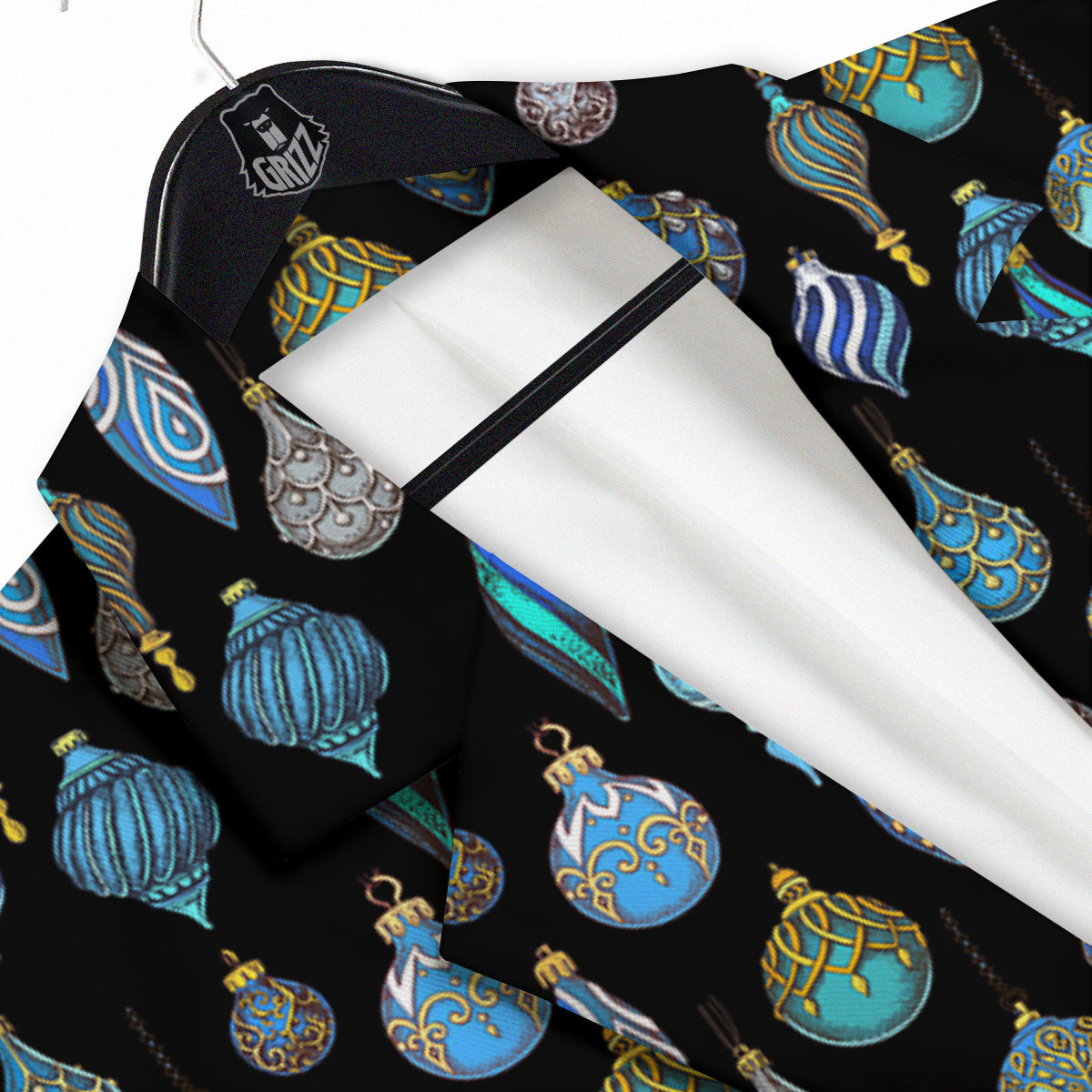 Christmas Decorations Drawing Print Pattern Men's Sport Coat-grizzshop