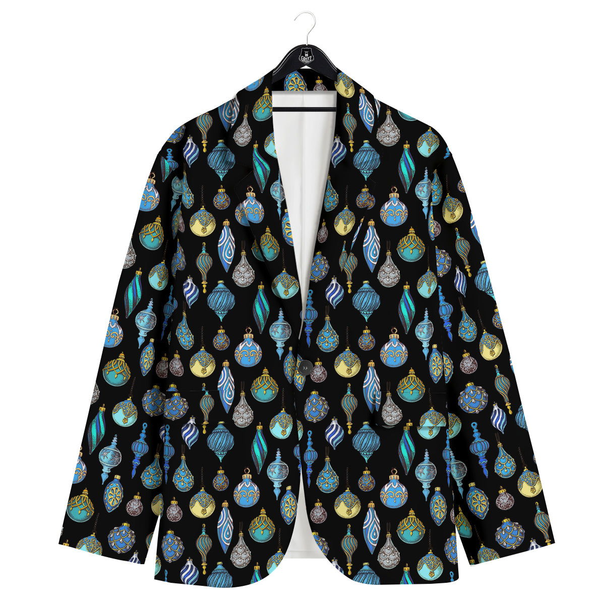 Christmas Decorations Drawing Print Pattern Men's Sport Coat-grizzshop