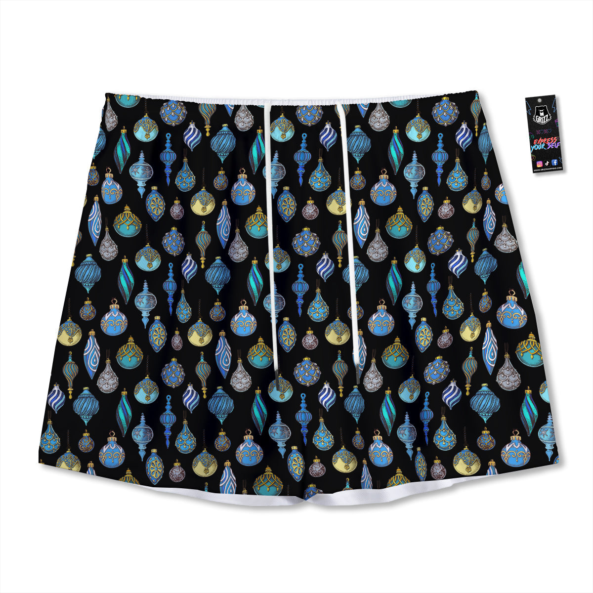 Dragons Ice And Fire Print Mesh Shorts