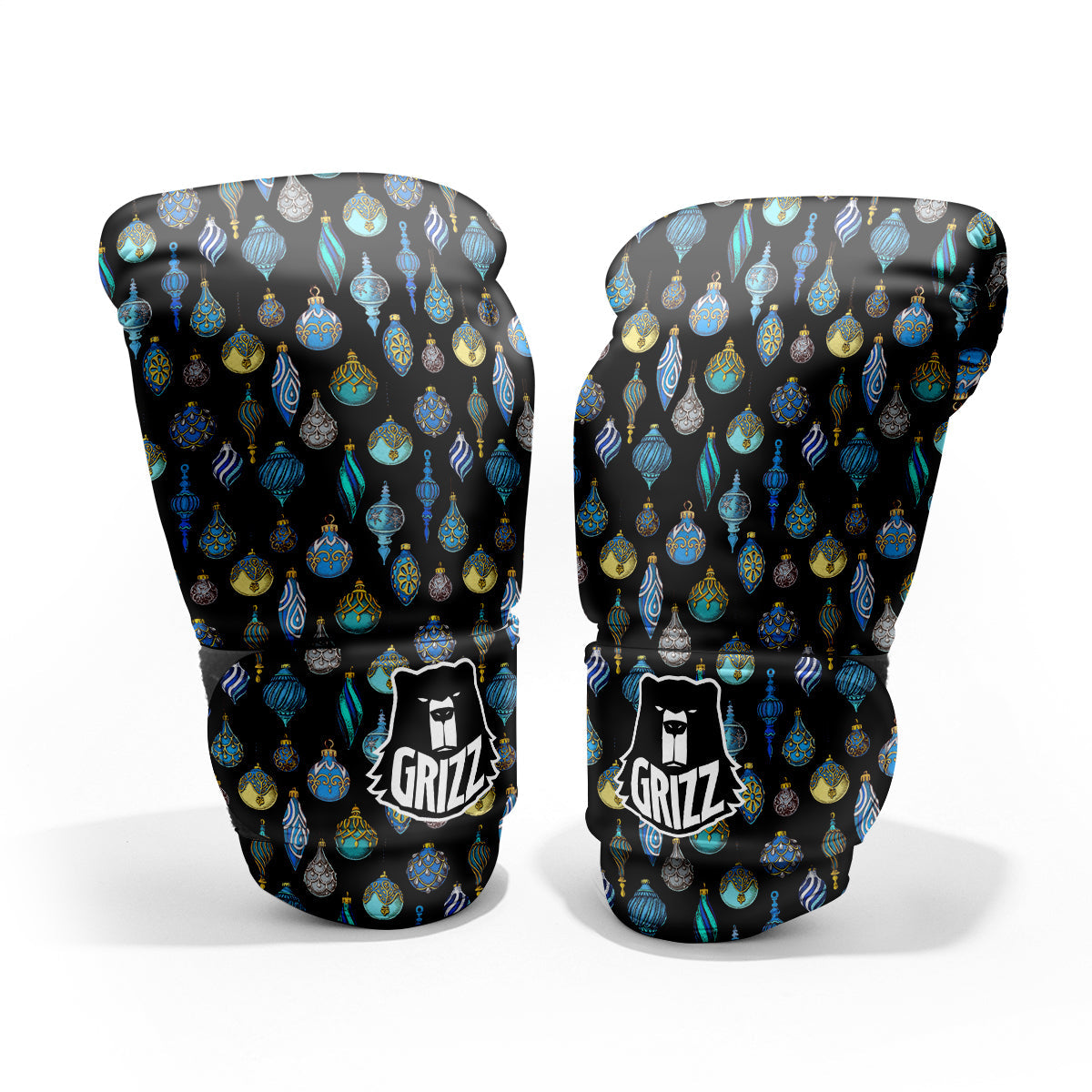 Christmas Decorations Drawing Print Pattern Pro Boxing Glove