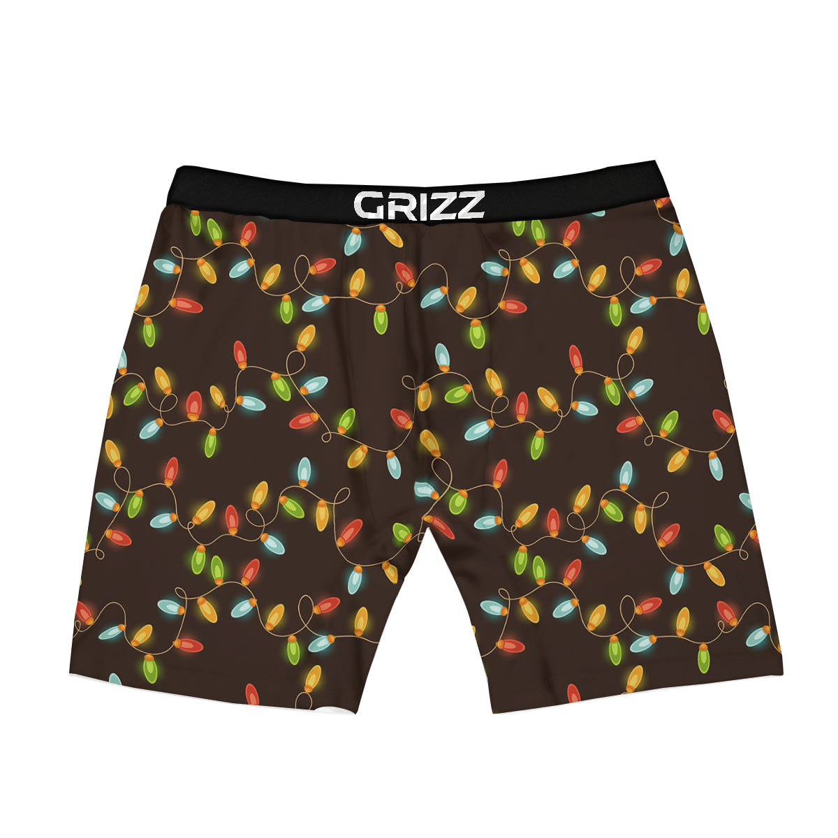 Christmas Lights Print Pattern Boxer Briefs-grizzshop