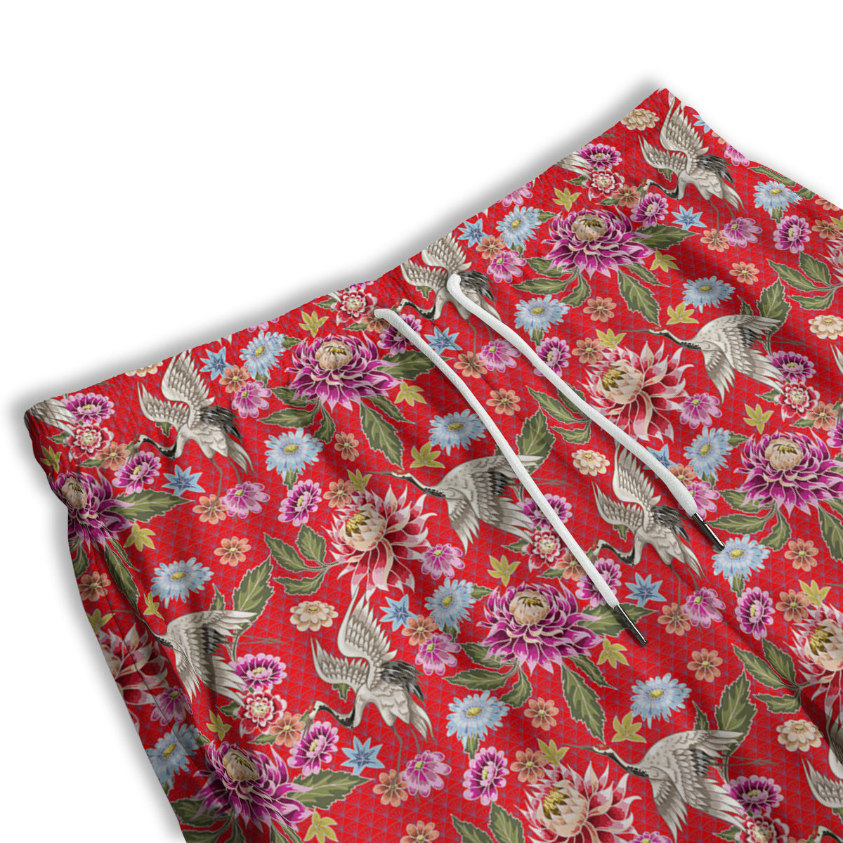 Chrysanthemum Art Print Pattern Men's Athletic Shorts