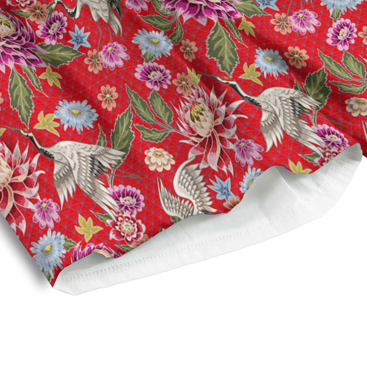 Chrysanthemum Art Print Pattern Men's Athletic Shorts