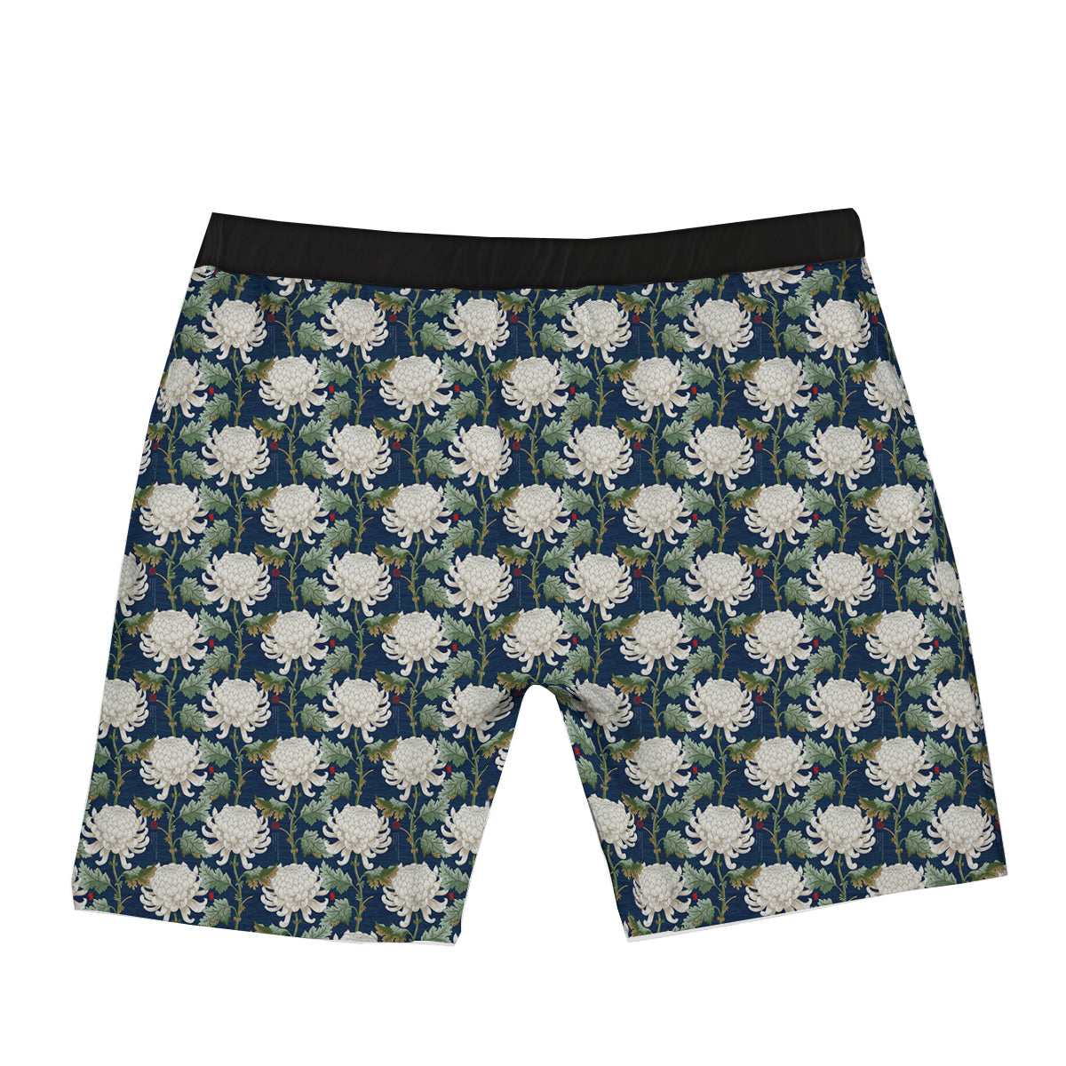 Chrysanthemum Flower Print Boxer Briefs-grizzshop
