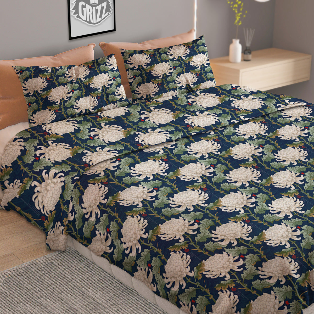 Diamond Print Duvet Cover Bedding Set