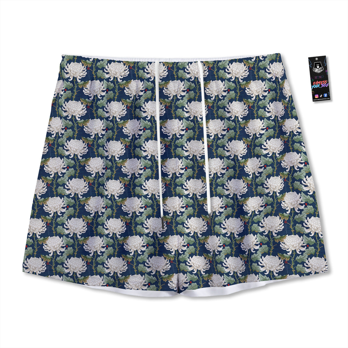 Diamond Print Mesh Shorts
