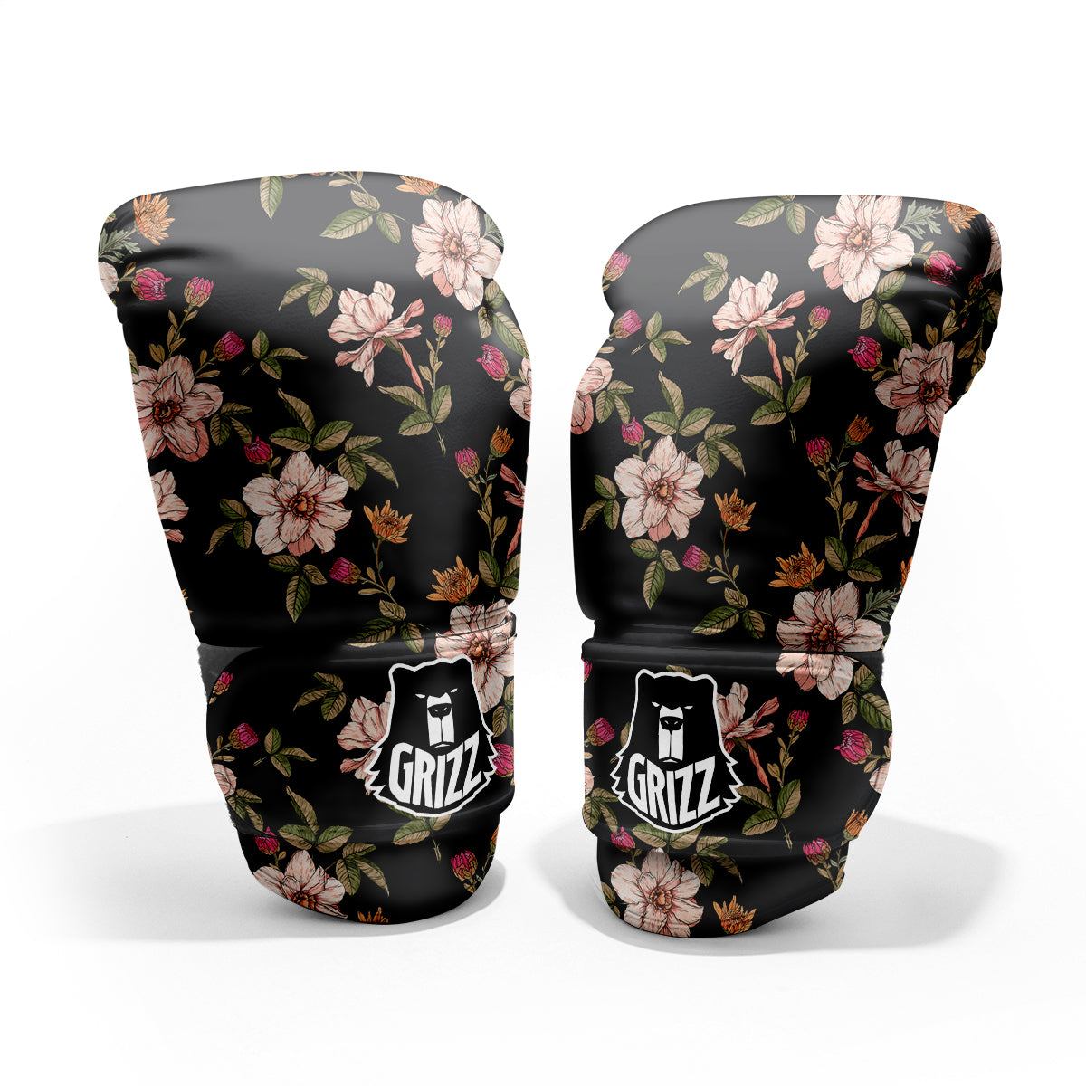 Chrysanthemum Watercolor Print Pattern Pro Boxing Glove