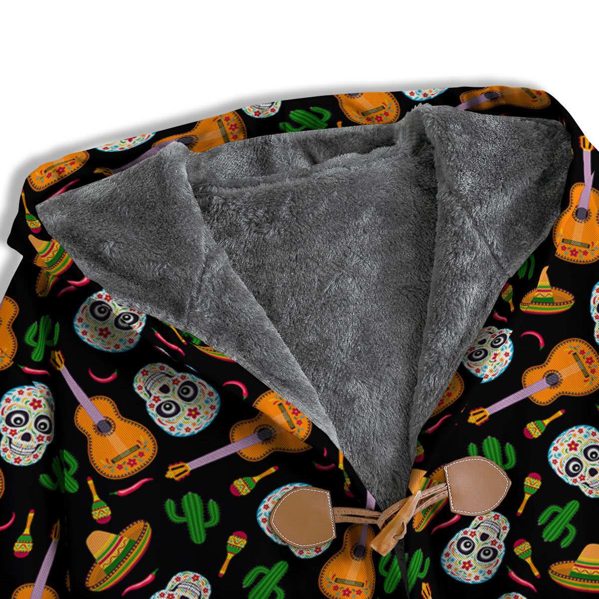 Cinco de Mayo Cartoon Print Pattern Men's Windbreaker Jacket-grizzshop