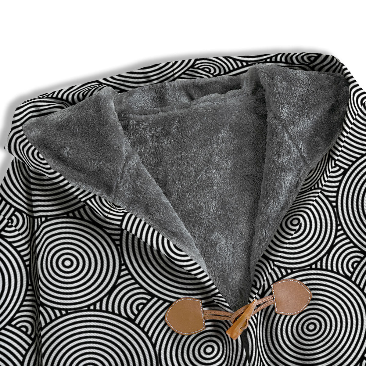 Circle Psychedelic Print Pattern Men's Windbreaker Jacket-grizzshop