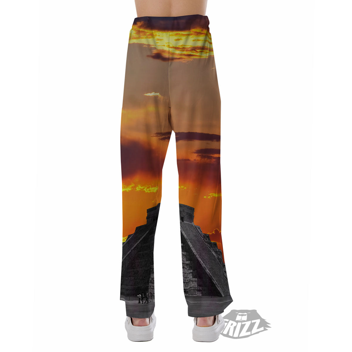 Civilization Mayan Print Pajama Pants-grizzshop