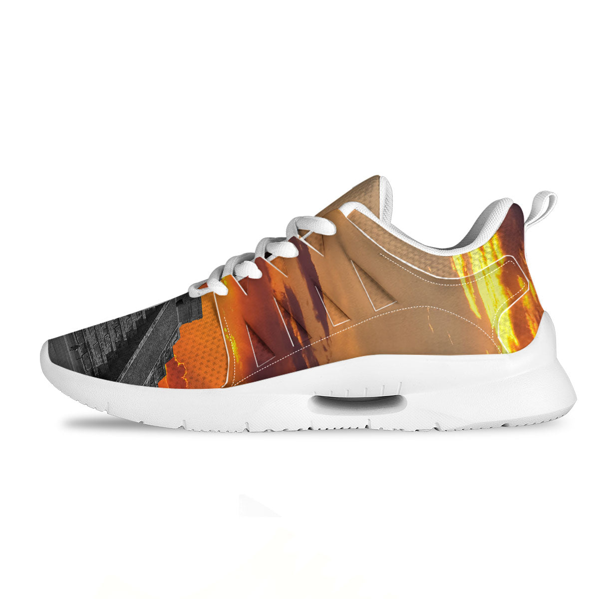 Civilization Mayan Print Tennis Shoes-grizzshop