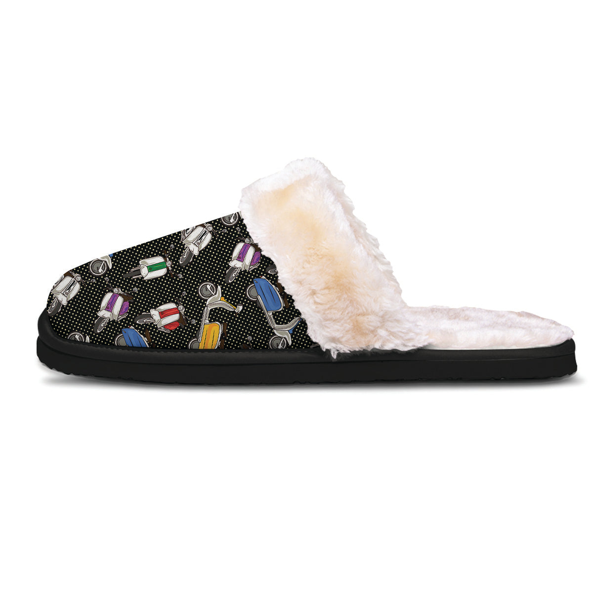 Classic Scooters Print Pattern Slippers-grizzshop