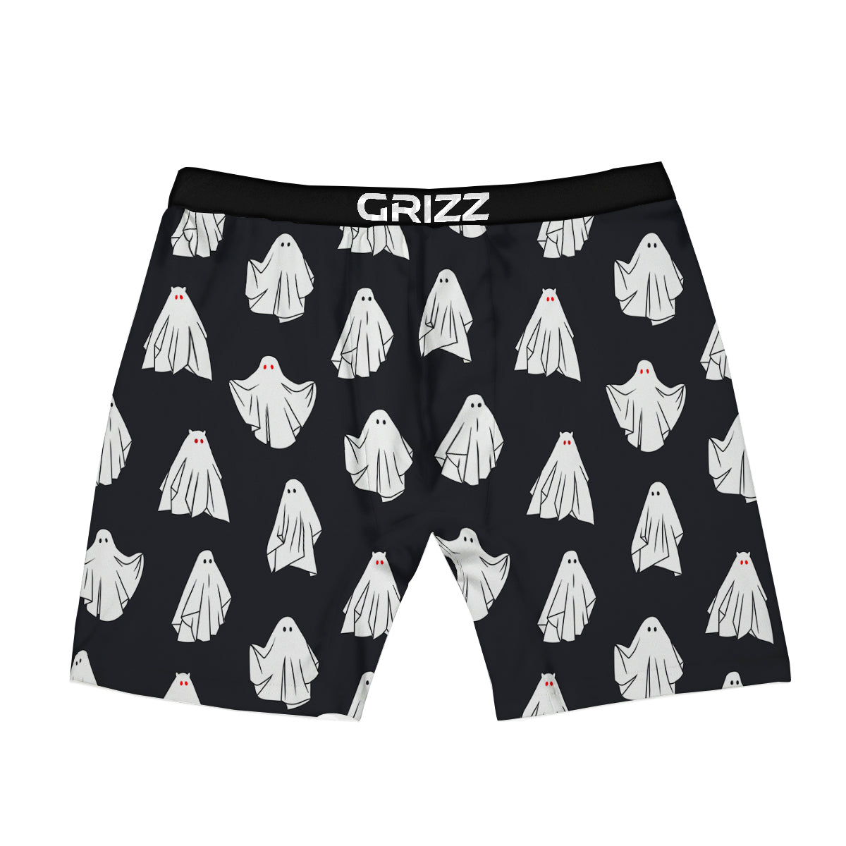 Cloth Ghosts Cartoon Print Pattern Boxer Briefs-grizzshop