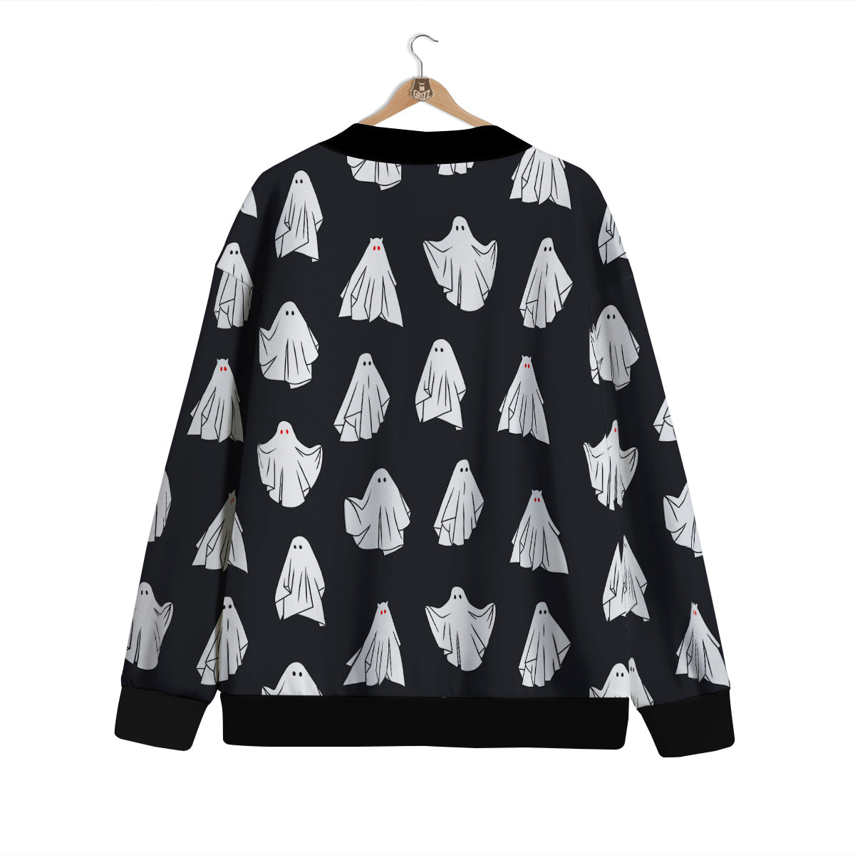 Cloth Ghosts Cartoon Print Pattern Cardigan-grizzshop