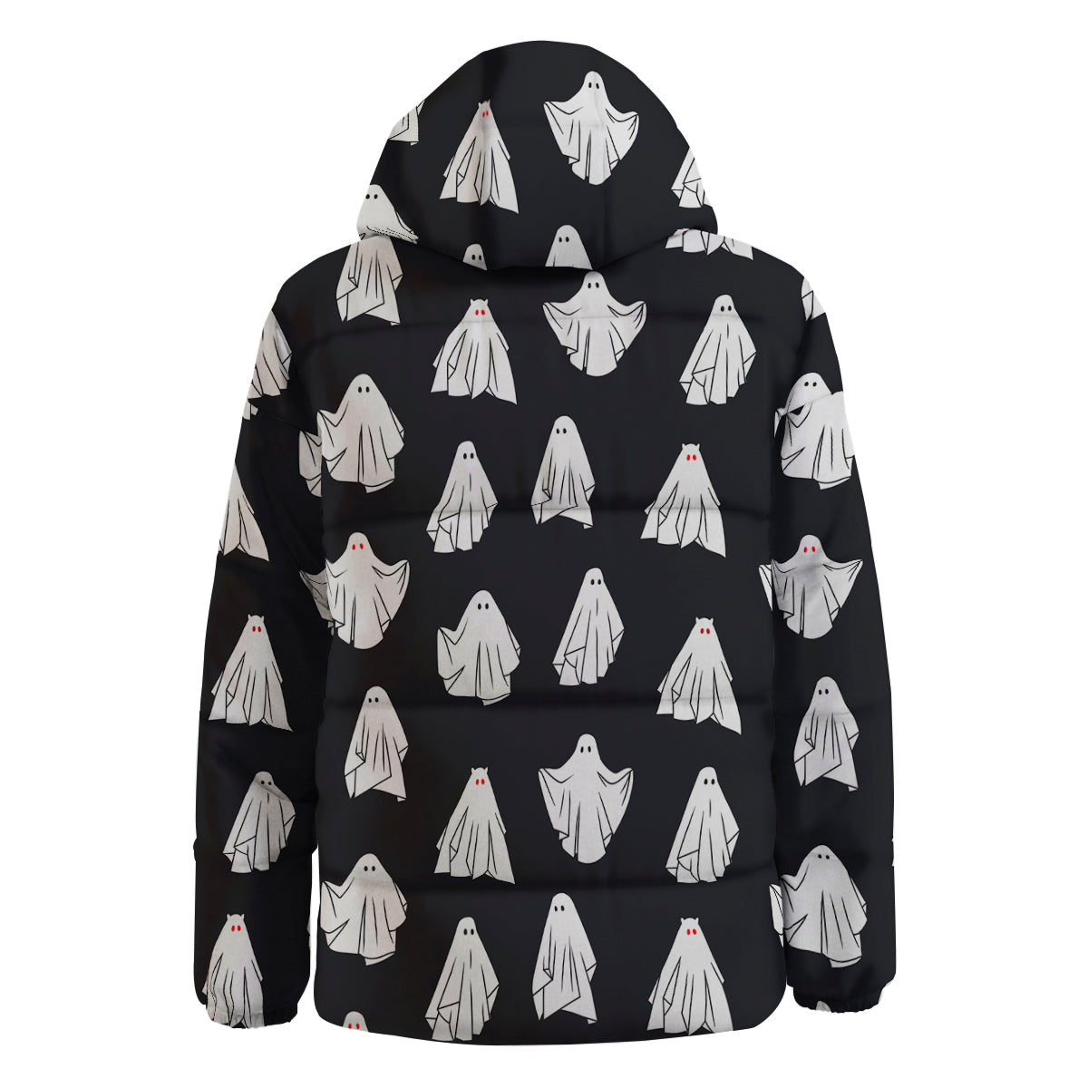 Cloth Ghosts Cartoon Print Pattern Down Jacket-grizzshop