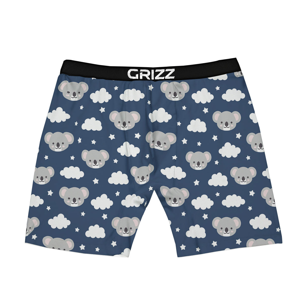 Cloud And Koala Bear Print Pattern Boxer Briefs-grizzshop