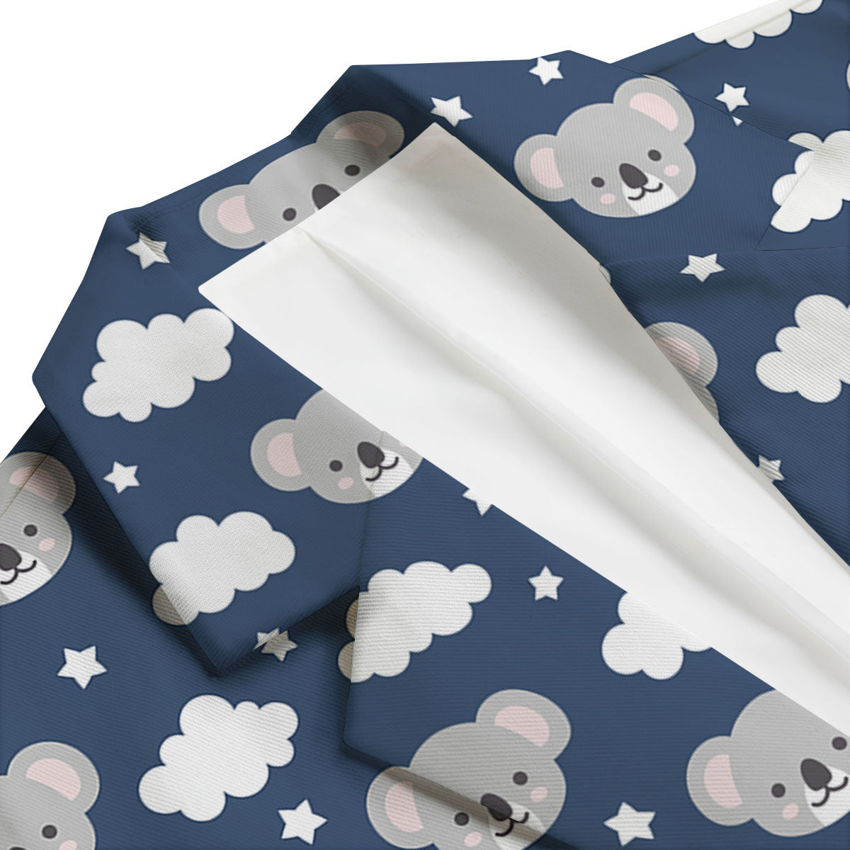 Cloud And Koala Bear Print Pattern Men's Blazer-grizzshop
