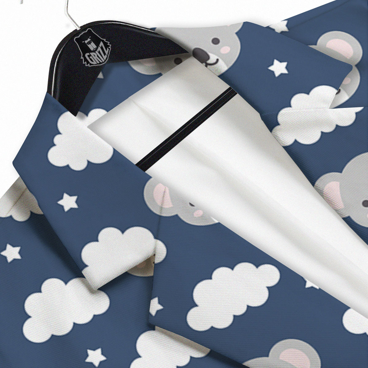 Cloud And Koala Bear Print Pattern Men's Sport Coat-grizzshop