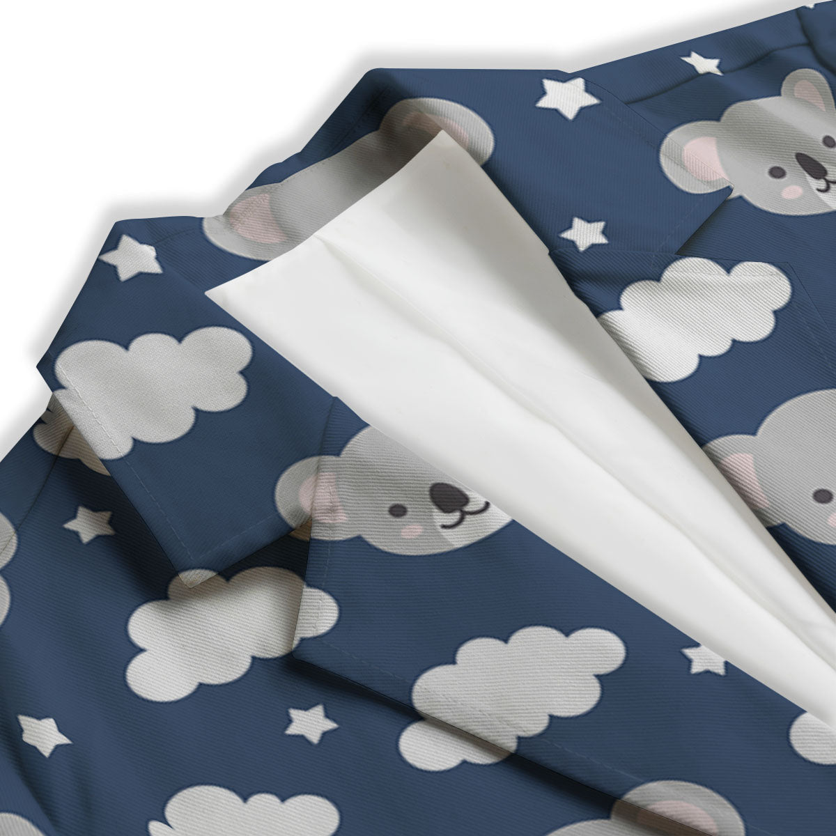 Cloud And Koala Bear Print Pattern Women's Blazer-grizzshop