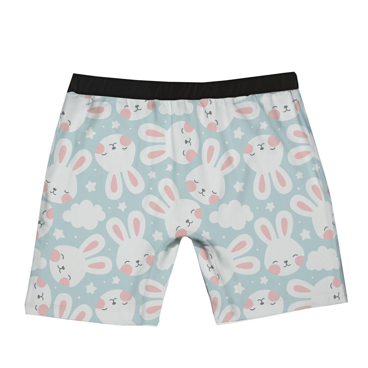Cloud And Rabbit Print Pattern Boxer Briefs-grizzshop