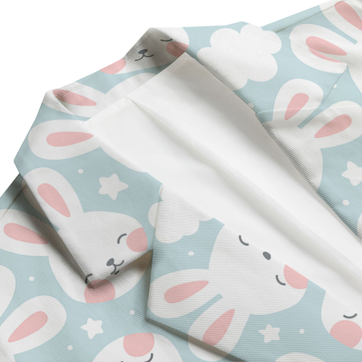 Cloud And Rabbit Print Pattern Men's Blazer-grizzshop