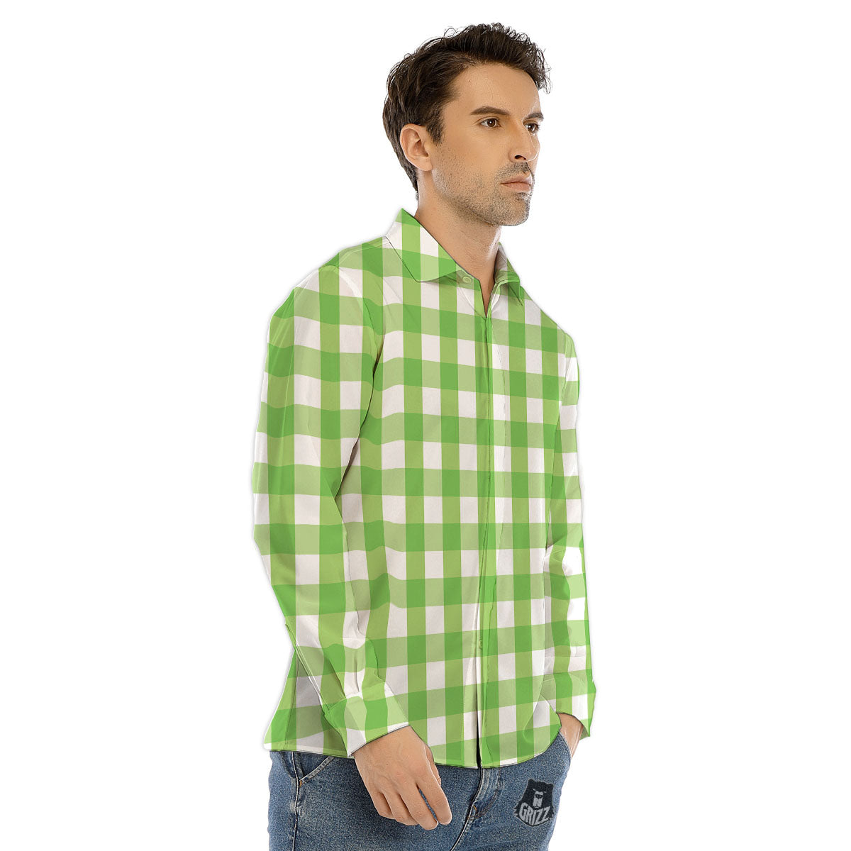 Cloud And Rabbit Print Pattern Men's Dress Shirts-grizzshop