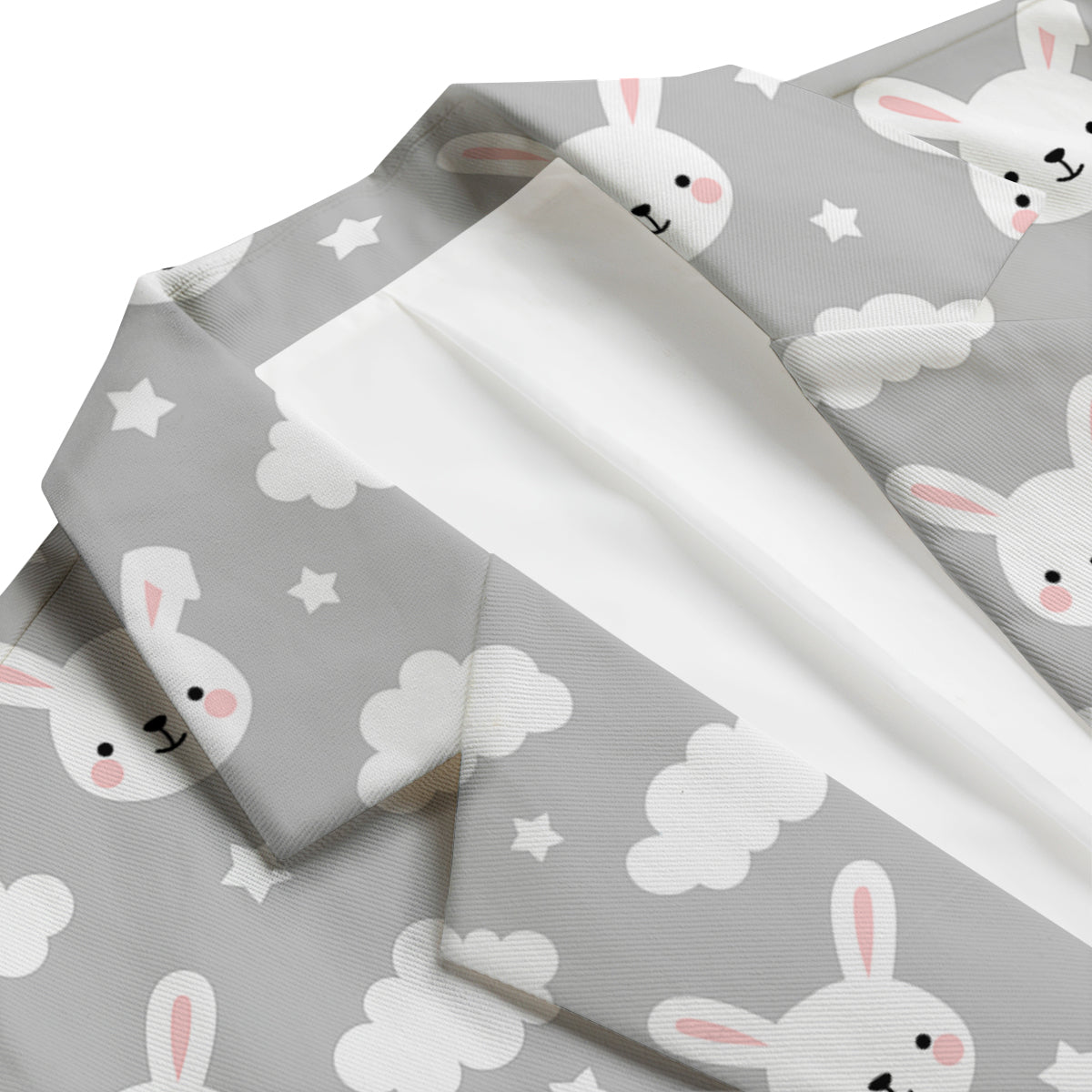 Cloud Bunny Rabbit Pattern Print Men's Blazer-grizzshop