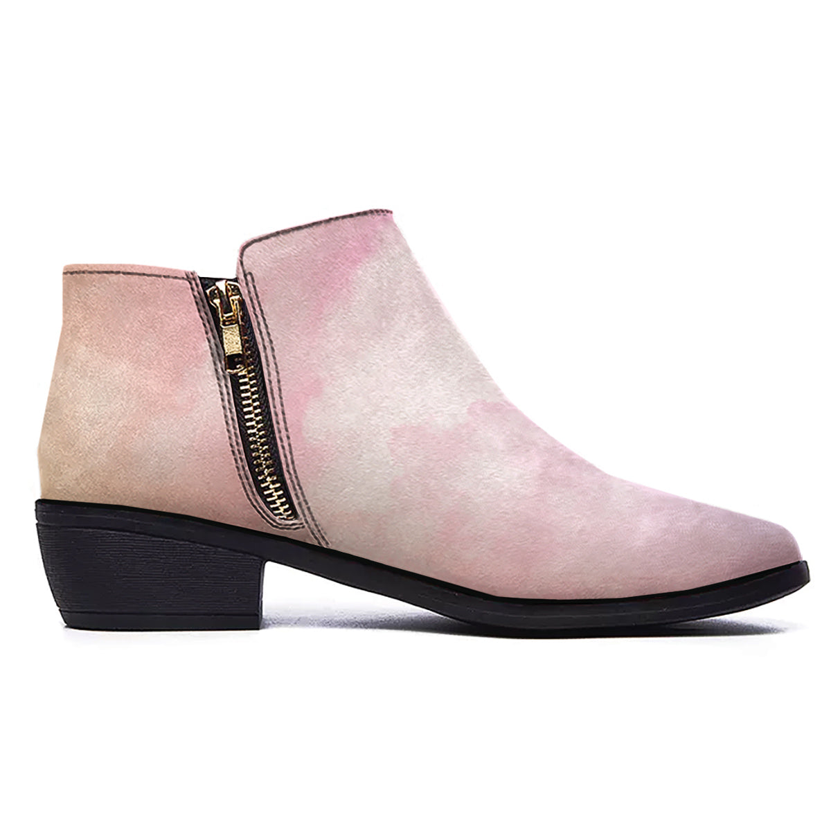 Cloud Coloful Print Ankle Boots-grizzshop