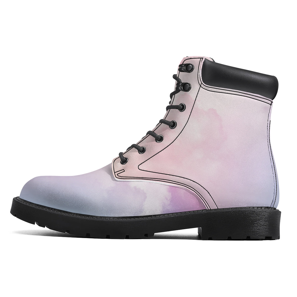 Cloud Coloful Print Boots-grizzshop