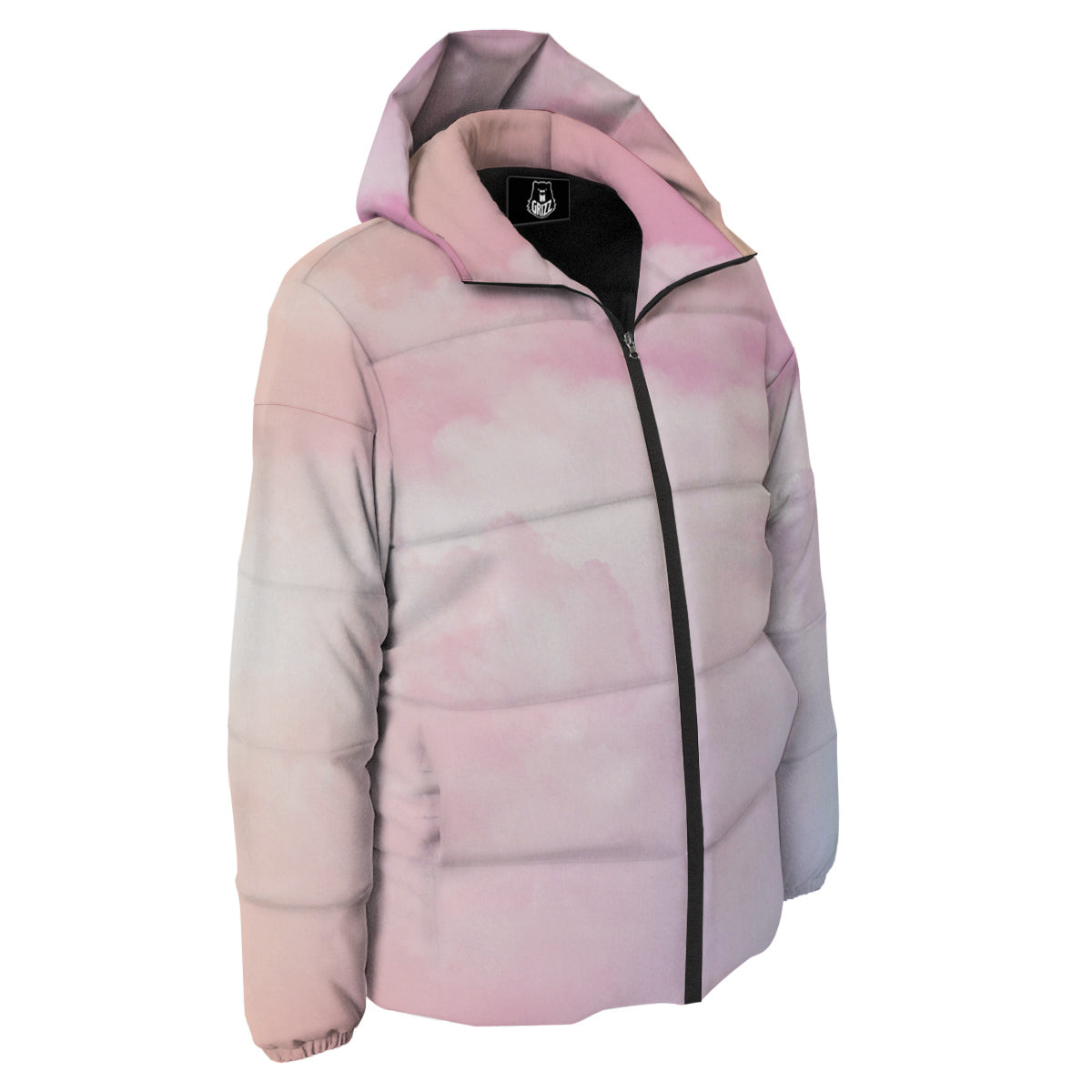 Cloud Coloful Print Down Jacket-grizzshop