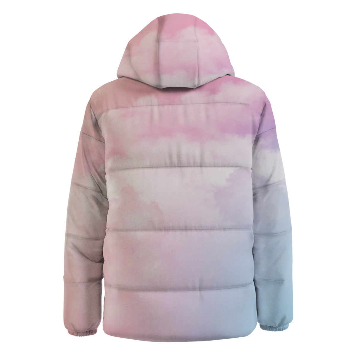 Cloud Coloful Print Down Jacket-grizzshop