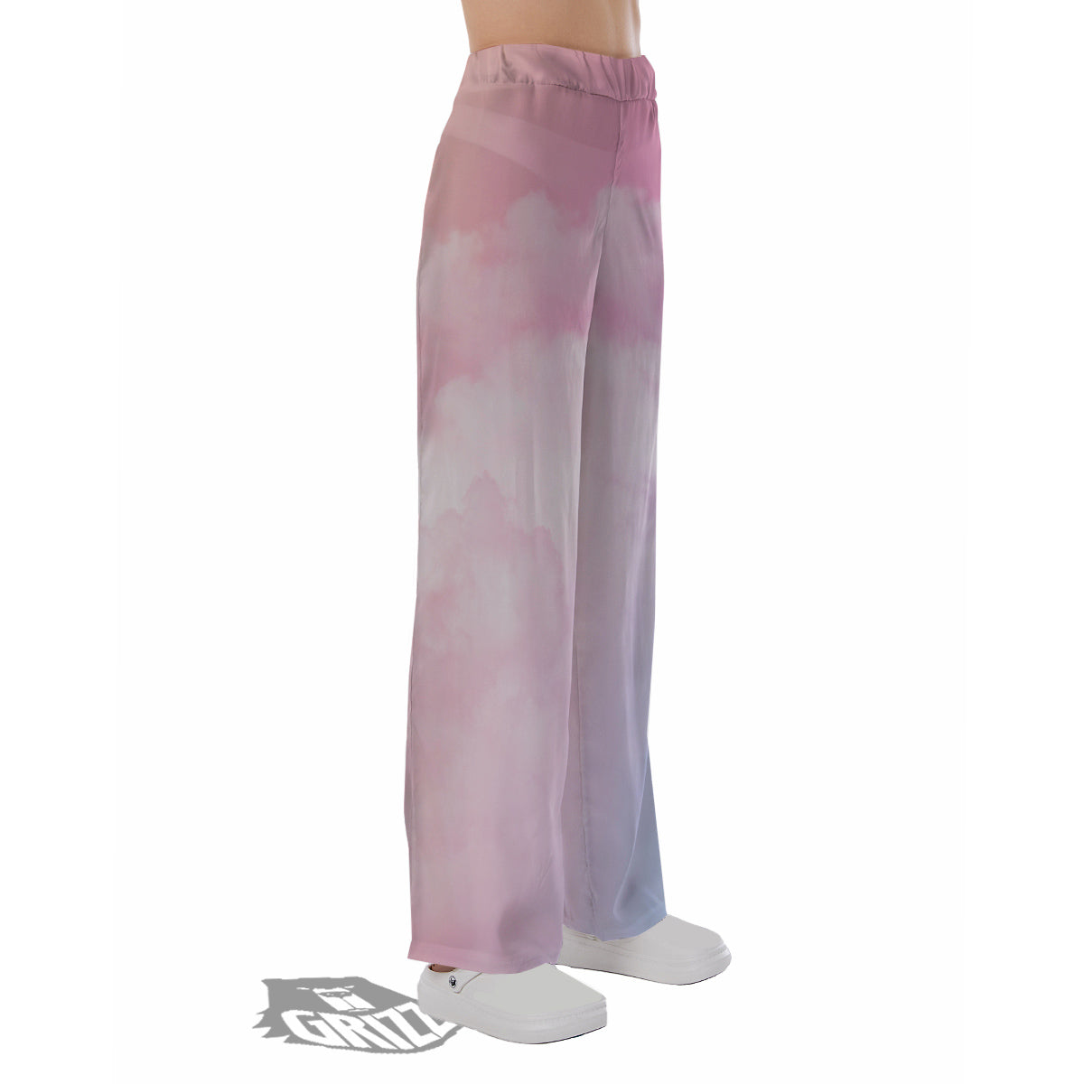 Cloud Coloful Print Pajama Pants-grizzshop