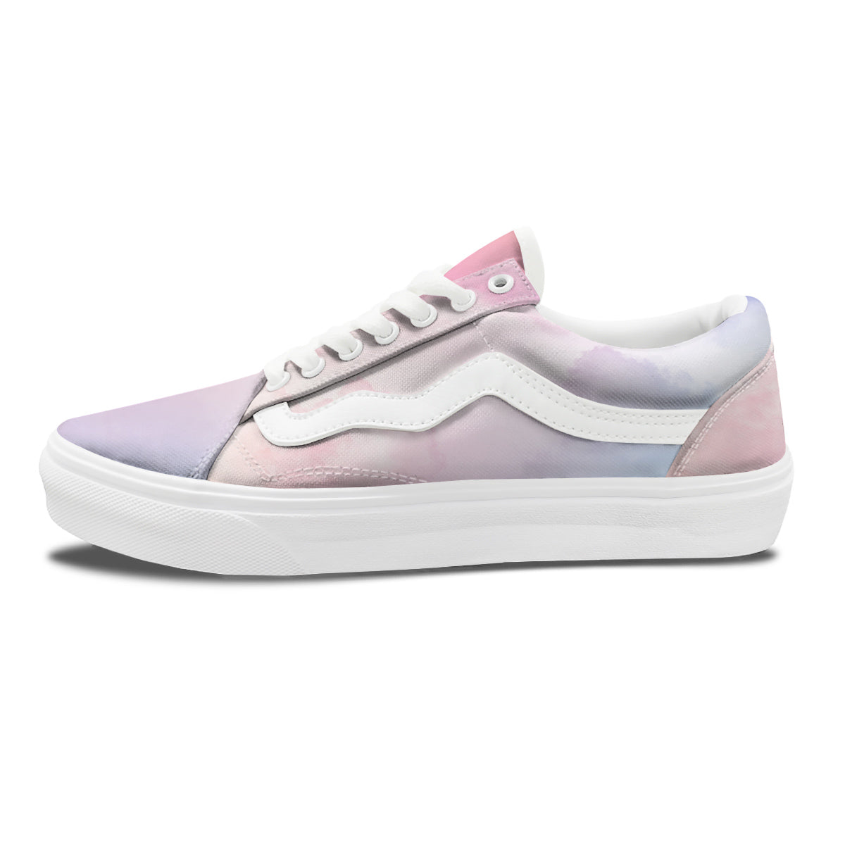 Cloud Coloful Print Skate Shoes-grizzshop