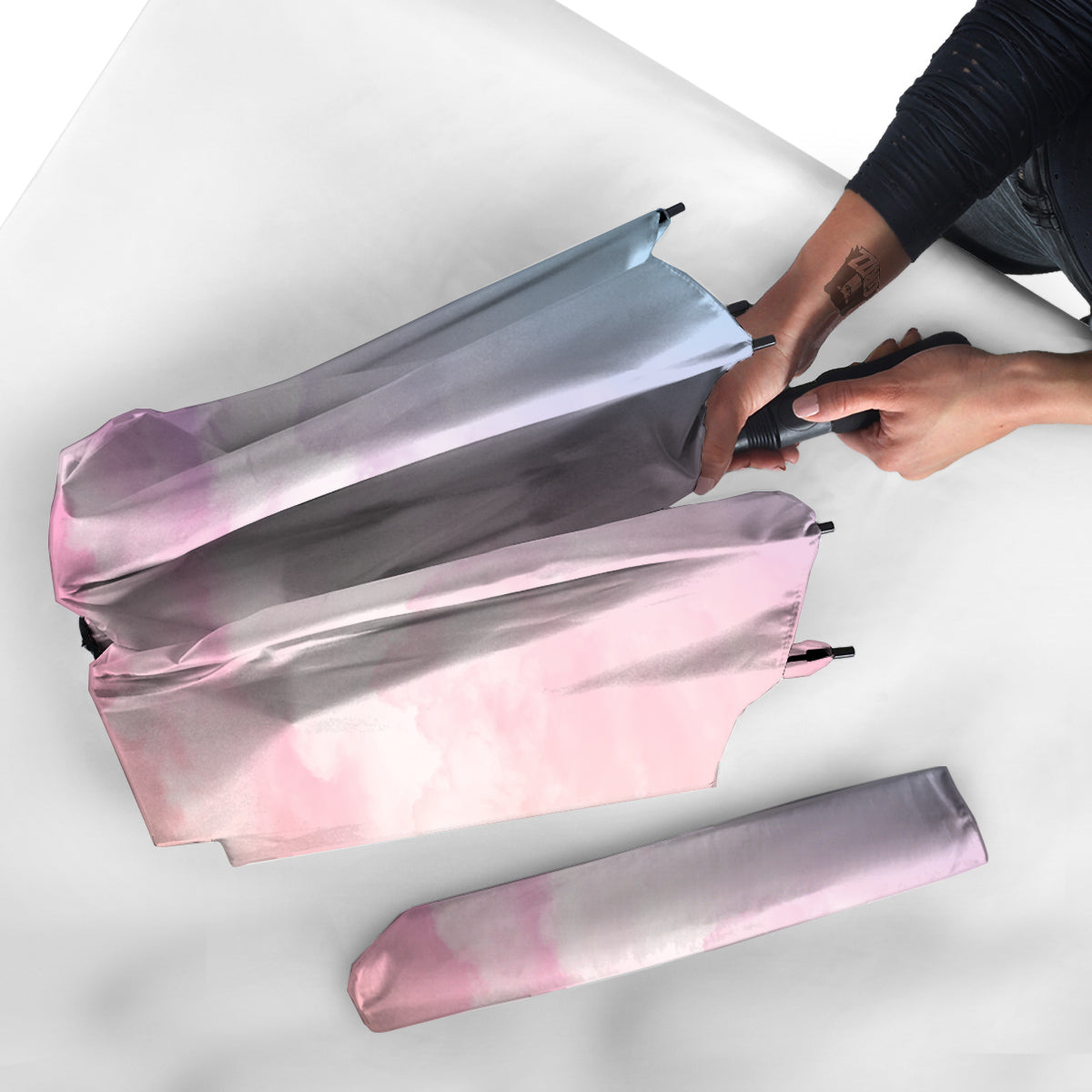 Cloud Coloful Print Umbrella-grizzshop