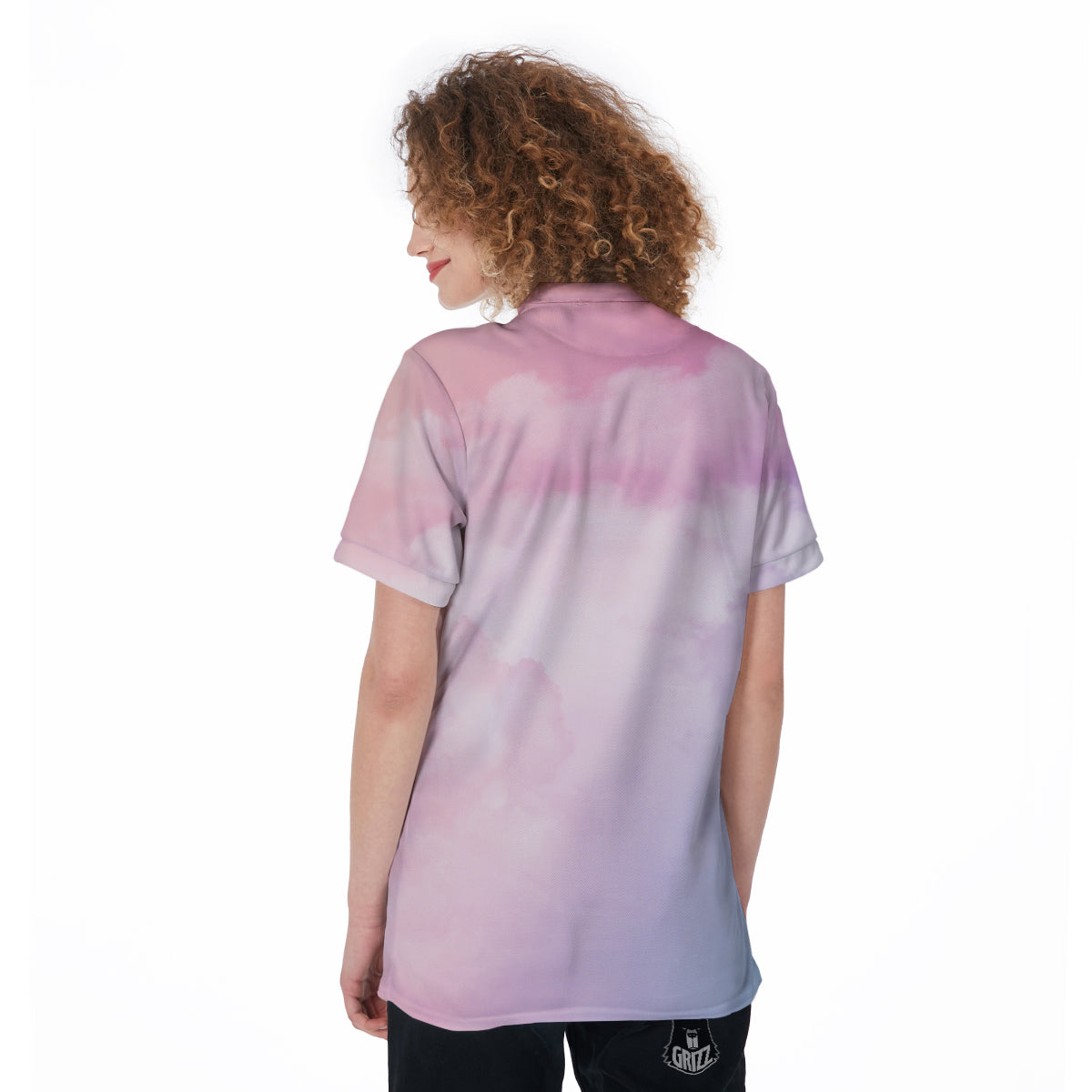 Cloud Coloful Print Women's Golf Shirts-grizzshop