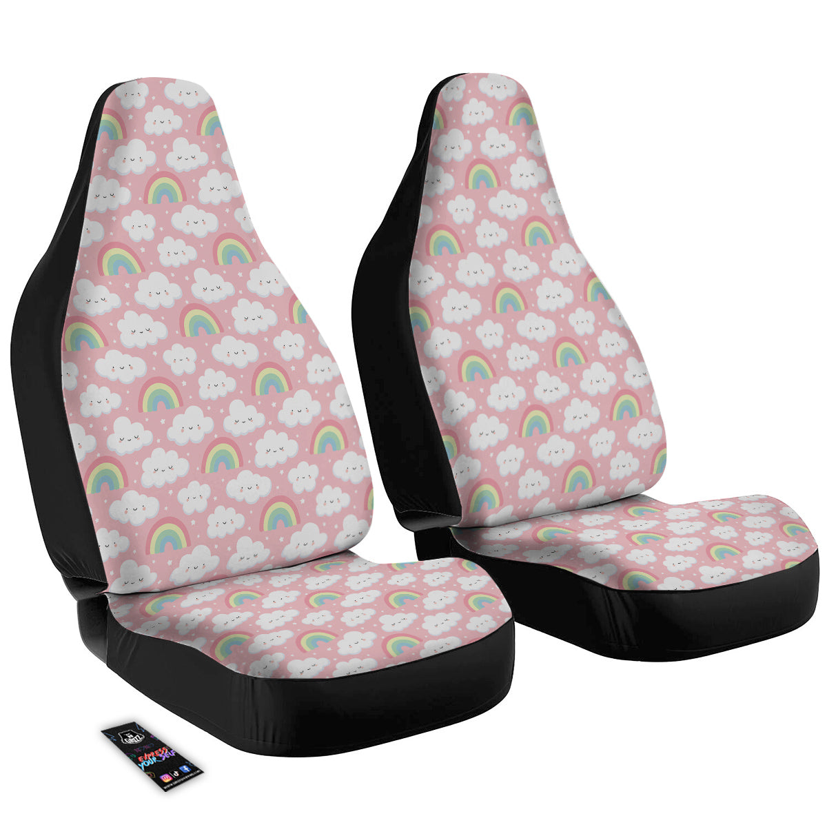 Cloud Cute Print Pattern Car Seat Covers-grizzshop
